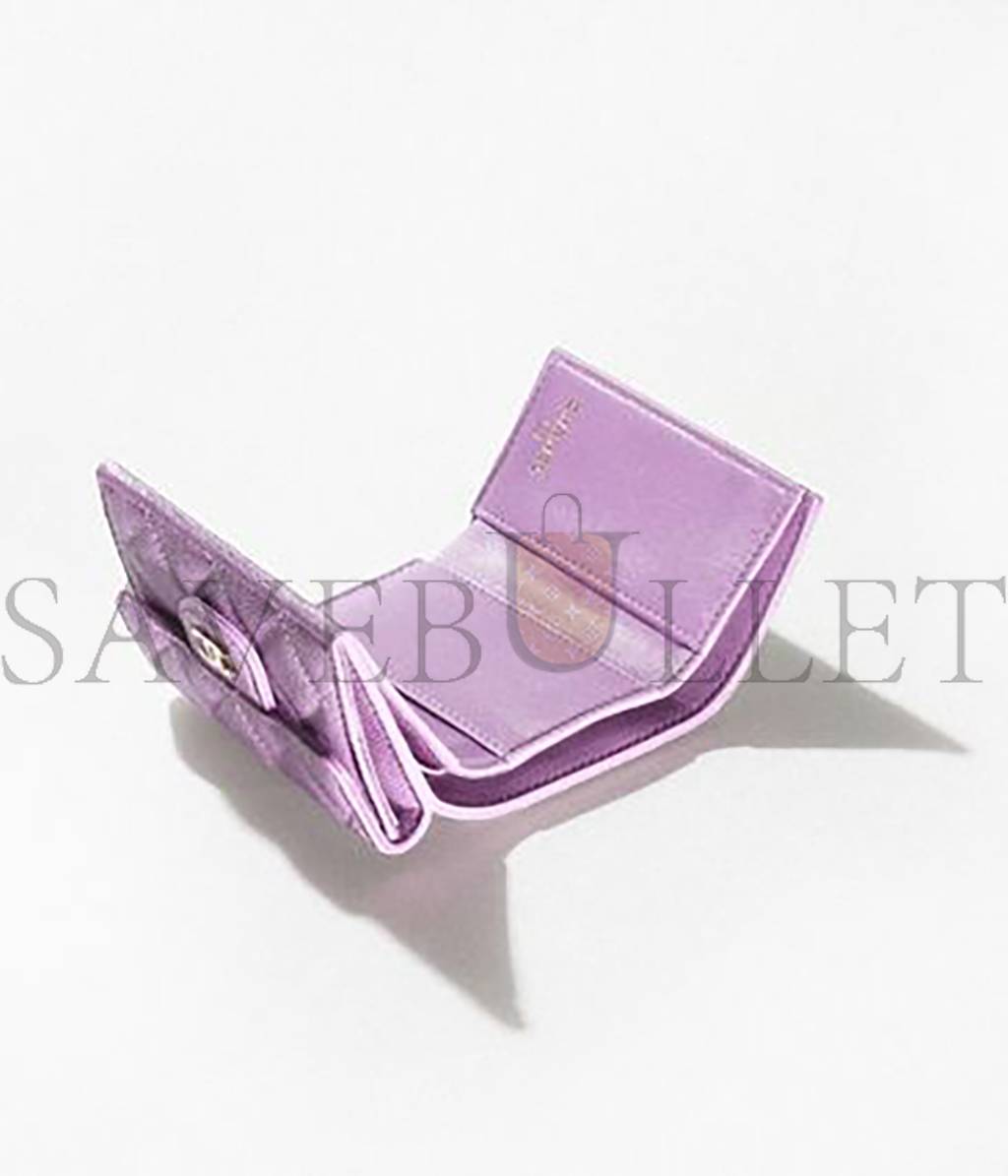 Ch*el classic small flap wallet ap0230 y33352 nh623 （12*7.5*2.5cm）